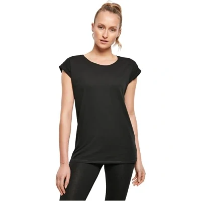 Abbildung von Build Your Brand Damen BY040 Ladies Viscose Tee T Shirt, Black, XS