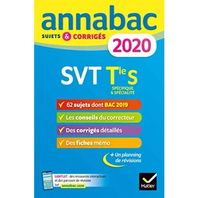 Abbildung von Annales Annabac 2020 SVT Tle S: sujets et corrigés du bac Terminale S