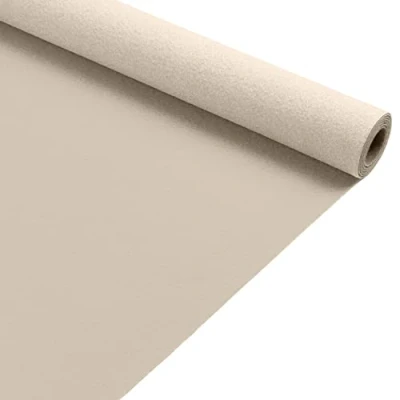 Abbildung von Primaflor Event Teppich Meterware Podium Creme, 1,50m x 3,00m, Viele Farben, Rutschfester Gangläufer, Schwer Entflammbarer Hochzeits Läufer, B1 Messeteppich