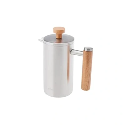 Abbildung von Karaca French Press Kanne Doppelwandigen Eiche Französische Presse 350 Ml