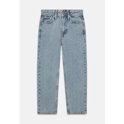 Abbildung von Jack &amp; Jones Junior Chris Jeans Straight Leg für Kinder, Größe: 134, Blue denim