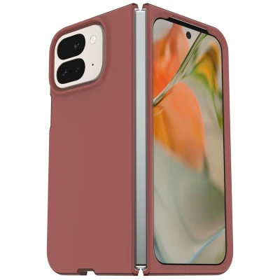 Abbildung von OtterBox Thin Flex Hülle für Google Pixel 9 Pro Fold, stoßfest, sturzsicher, dünne Zweiteilige schützende Hülle, Getestet nach Militärstandard, Faltbare Handys, Rot/Transparent