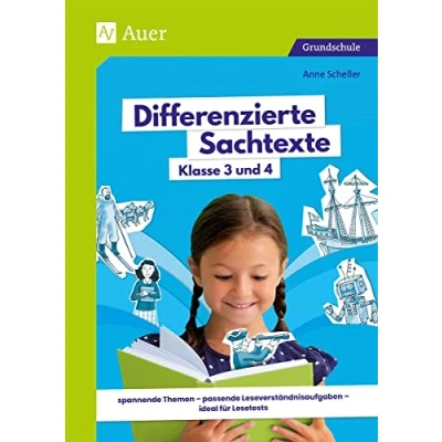 Abbildung von Differenzierte Sachtexte Klasse 3 und 4: spannende Themen passende Leseverständnisaufgaben ideal für Lesetests