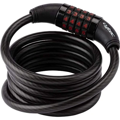 Abbildung von CYTEC Spiral 180 Code Kabelschloss, SCHWARZ, Onesize