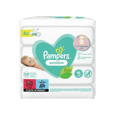 Abbildung von Pampers® Feuchttücher sensitive 1 lagig