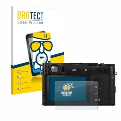 Abbildung von BROTECT Entspiegelungs Schutzglas für Fujifilm X100VI Schutz Folie Panzerfolie Glas Matt [Extrem Kratzfest 9H, Anti Reflex, Fingerprint]