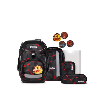Abbildung von ergobag Pack Set ergonomischer Schulranzen Flexibel 6 teilig 1. Klasse Grundschule für Mädchen und Jungen