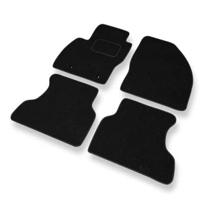 Abbildung von Mossa Fußmatten Auto kompatibel mit Ford Focus II (2005 2010) schwarz Automatten Autoteppiche 1