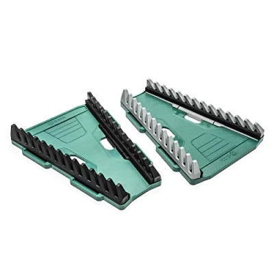 Abbildung von SATA ST95410 Schraubenschlüssel Halterung Set für bis zu 13 mit selbstausrichtender und einrastender Konstruktion 2 Tlg.