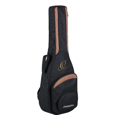 Abbildung von Ortega Guitars ONB44L hochwertige Konzertgitarren Tasche 4/4 Größe lange Mensur (14 Bund Korpusübergang) mit Rucksackgarnitur schwarz