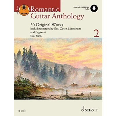 Abbildung von Romantic Guitar Anthology: 30 Originalwerke und Transkriptionen. Band 2. Gitarre. (Schott Anthology Series, 2, 2)
