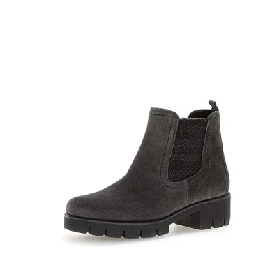 Abbildung von Gabor Chelsea Plateaustiefelette, Damen, Größe: 37, Grau Schuhe