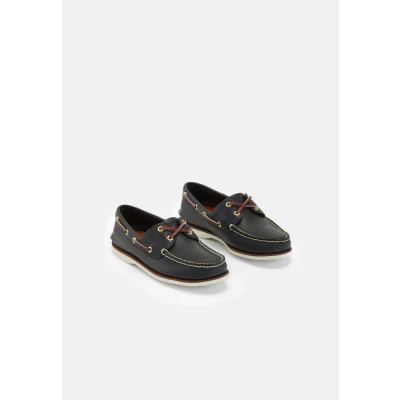 Abbildung von Timberland Classic Boat 2 Eye Herren Bootsschuh Navy SM Blue 40