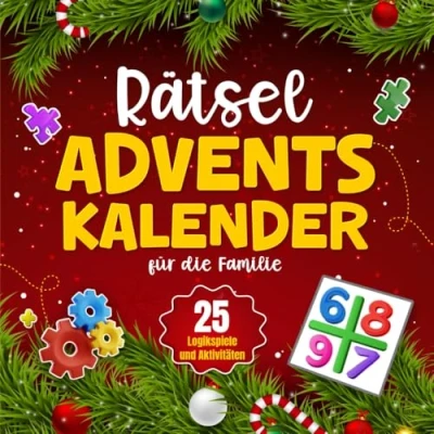 Abbildung von Rätsel Adventskalender für die Familie: 25 Logikspiele und Aktivitäten bis Weihnachten Eine originelle Geschenkidee