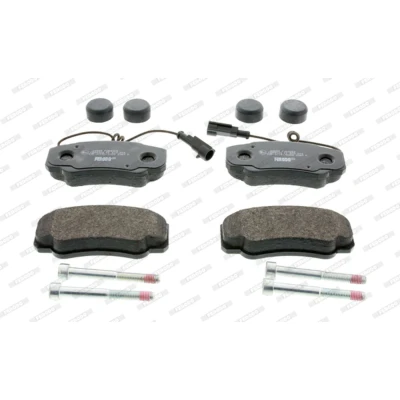 Abbildung von FERODO PREMIER ECO FRICTION FVR4054 Bremsbelagsatz inkl. Verschleißwarnkontakt mit Bremssattelschrauben Zubehör NISSAN: NT400 Cabstar, Cabstar