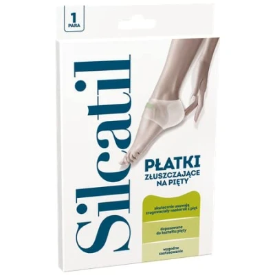Abbildung von Aflofarm Silcatil Peeling Fersenpolster Baumwollmischung MOISTURIZING_SOCK_GLOVE Fußpflege Trockenhaut
