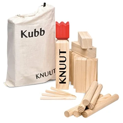 Abbildung von Toyfel Spiel Knuut, Outdoor Wikinger Wurfspiel aus Kiefernholz