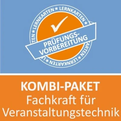 Abbildung von Kombi Paket Fachkraft für Veranstaltungstechnik Lernkarten: Prüfung