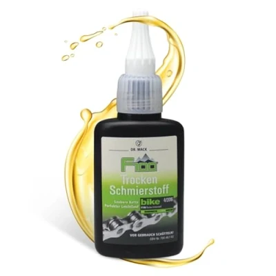 Abbildung von DR. WACK F100 Trocken Schmierstoff 50 ml Kettenöl schmutz &amp; wasserabweisend Schutz vor Korrosion Verschleiß Schmiermittel für alle Fahrräder Hochwertige Fahrradpflege