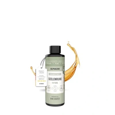 Abbildung von alphazoo Seelenruhe Futteröl für Katzen 100 ml