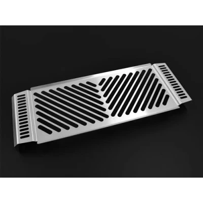 Abbildung von Zieger Kühlerabdeckung Clean silber für Suzuki SV 650 N/S 2003 2004