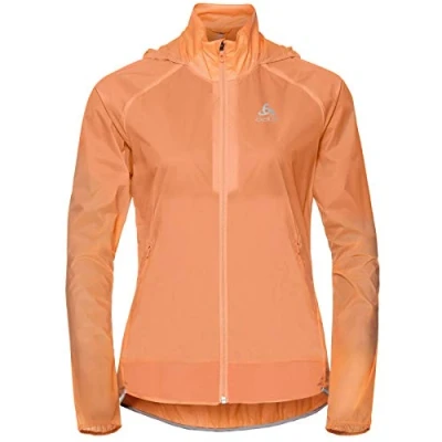 Abbildung von ODLO Laufjacke, Damen, Größe: XS, Papaya (50048)