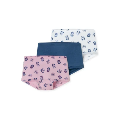 Abbildung von Schiesser 3PACK Panties für Kinder, Größe: 104, Blau weiss rosa