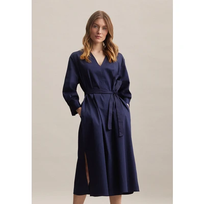 Abbildung von Seidensticker Sticker ROSE Freizeitkleid, Damen, Größe: 36, Dark blue