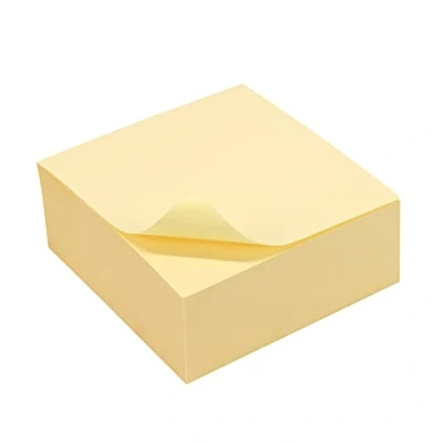 Abbildung von Notizblock, wiederverwendbar, 320 Blatt, 75 x mm, Gelb