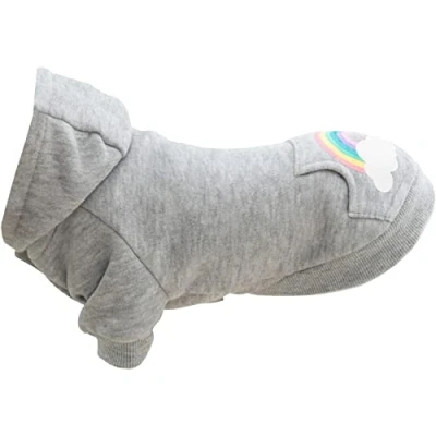 Abbildung von TRIXIE Hundepullover Hoodie Rainbow Falls hellgrau