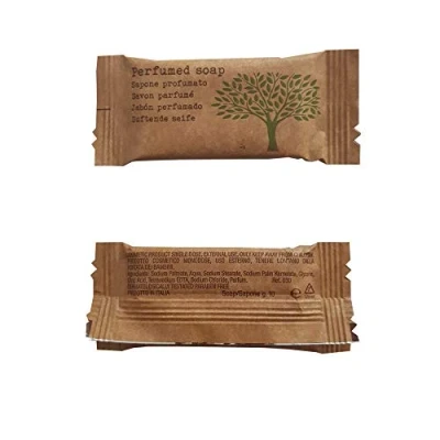 Abbildung von Awek.eu 100 Stück Hotelseife Seife Gästeseife in Folie 10g NATURE Serie NEU