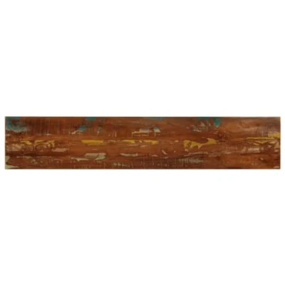 Abbildung von vidaXL Tischplatte, Holzplatte Rechteckig, Massivholzplatte für Tisch Esstisch Couchtisch, Ersatztischplatte, 180x20x2,5cm Altholz Massiv