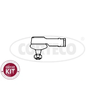Abbildung von CORTECO 49399510 Spurstangenkopf Vorderachse, Vorderachse rechts, links NISSAN: 200SX, 100NX, Primera Hatchback