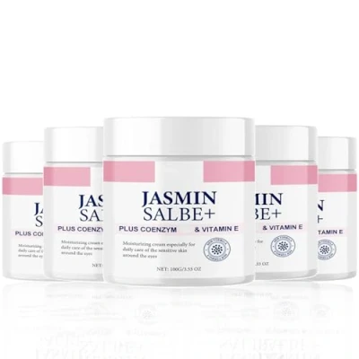 Abbildung von Jasminsalbe Plus,100ml Jasmin Salbe Augen,Jasminsalbe Augenringe Schlupflider,Augencreme gegen Augenringe,Jasminsalbe mit Collagen &amp; Aloe Vera Schlupflider,Augenringe Entfernen (5)