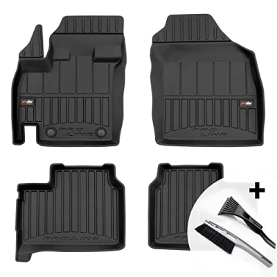 Abbildung von moto MOLTICO 3D Gummimatten Auto Fußmatten Gummi Automatten 4 teilig Set passend für Suzuki Ignis III ab 2016