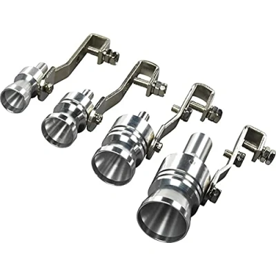 Abbildung von AUTO STYLE Universelle Auspuffpfeife &#039;Turbo&#039; kompatibel mit Diameter 37 48mm