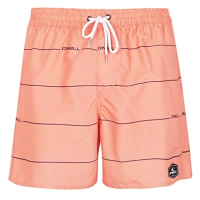 Abbildung von O&#039;Neill Herren PM Contourz Badehose, Orange (Pink AOP W/Black 4990), XS