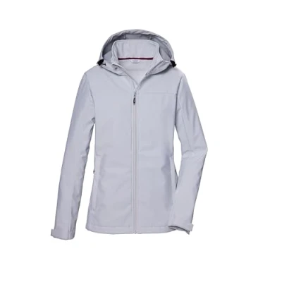Abbildung von killtec Damen Softshelljacke/Outdoorjacke mit Kapuze KOS 102 WMN SFTSHLL JCKT, gebrochenes weiss, 34, 42804 000