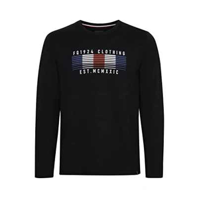 Abbildung von FQ1924 Fqnotany Langarmshirt, Herren, Größe: Large, Black beauty