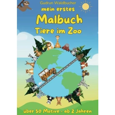 Abbildung von Mein erstes Malbuch Tiere im Zoo: über 50 Motive ab 2 Jahren