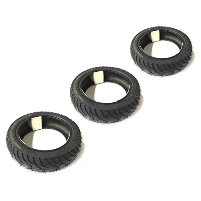 Abbildung von Streetparts24 3X Sommerreifen Set Reifen 100/90 10 Zoll für Piaggio Ape 50 TM ZAPC