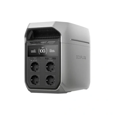 Abbildung von EcoFlow Tragbare Powerstation DELTA 3 Plus Powerstation, 0 100 % in 56 Minuten, 1 800 W (3 600 Spitze) Solargenerator
