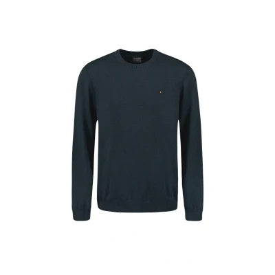 Abbildung von NO Excess Timeless Basics TWO TONE Strickpullover, Herren, Größe: Large, Dark blue