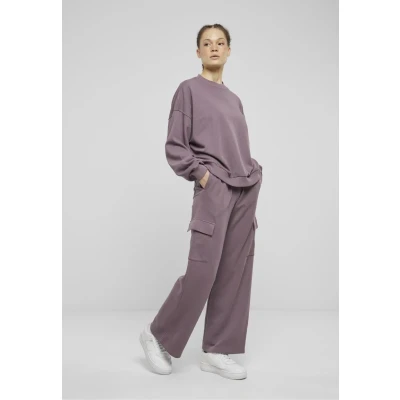 Abbildung von Urban Classics Oversized Light Crewneck Sweatshirt, Damen, Größe: XL, Fadedpurple