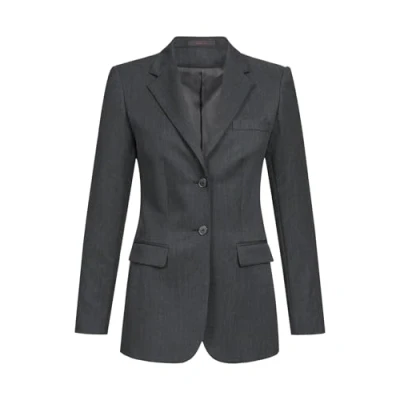 Abbildung von Greiff Longblazer Corporate BASIC Damen Langblazer Regular Fit Anthrazit