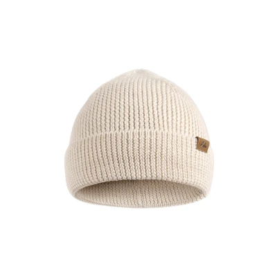 Abbildung von DANISH ENDURANCE Merino Mütze, Klassische Wollmütze, Warme Wintermütze, für Winter &amp; Herbst, Weich, Stretchy, Damen Herren, Weiß, One Size