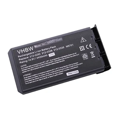 Abbildung von vhbw kompatibel mit Dell Inspiron 2200, 1200, 1000 Laptop Akku Li Ion 4400 mAh (14,8 V)