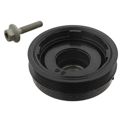 Abbildung von febi BILSTEIN 33579 Kurbelwellenriemenscheibe 6PK 155 5 mit Schraube Plus MERCEDES BENZ: C Klasse Limousine, E CLS Coupe
