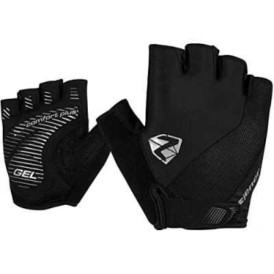 Abbildung von Ziener Herren COLLBY Fahrrad /Mountainbike /Radsport Handschuhe Kurzfinger atmungsaktiv/dämpfend, Black, 7,5