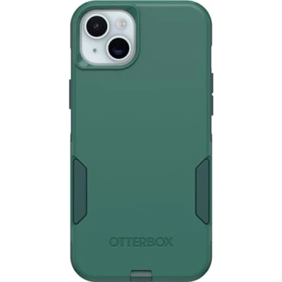Abbildung von OtterBox Schutzhülle für iPhone 15 Plus und 14 Commuter Serie Holen Sie Sich Ihre Grüns, schlank robust, taschenfreundlich, mit Portschutz